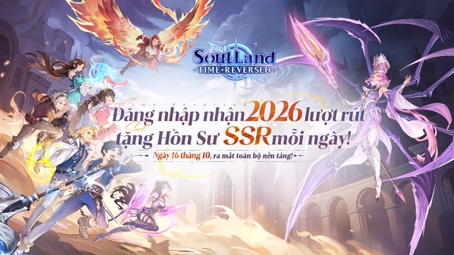 Game thẻ bài biến hình hai trạng thái Soul Land: Time Reversed chính thức ra mắt, game thủ nhận quà “khủng”