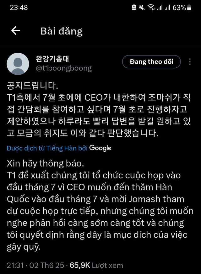 Hội anti-fan xác nhận thương lượng với thượng tầng T1 khiến cộng đồng LMHT ngỡ ngàng