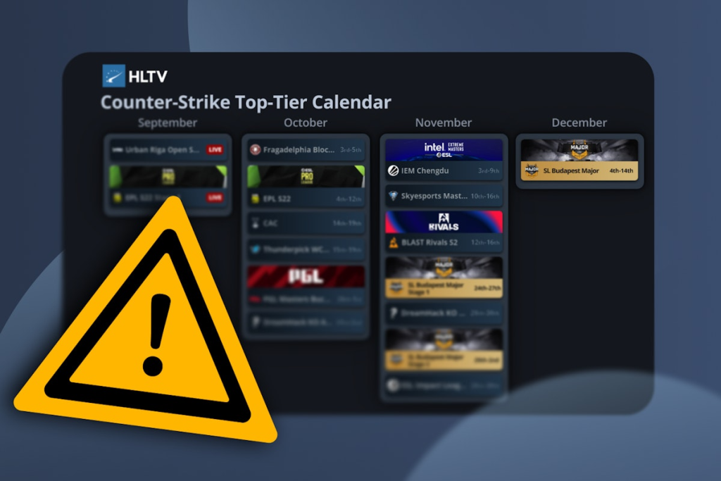 Mối nguy hiểm của việc có quá nhiều giải đấu Counter-Strike!!!