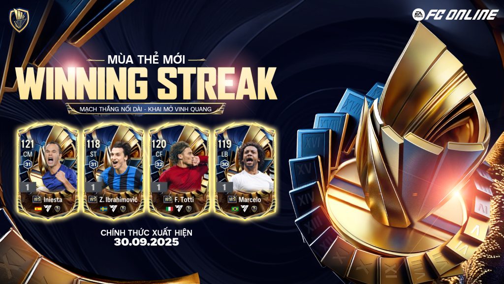 Totti lần đầu xuất hiện trong FC Online, Iniesta chính thức được “unlock”!