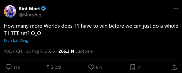 Trưởng dự án ĐTCL hé lộ ý tưởng táo bạo về T1 khiến cộng đồng bùng nổ