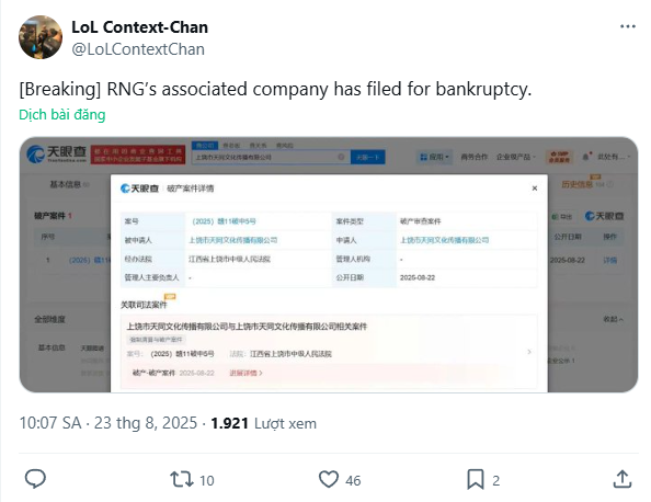 Truyền thông LPL bất ngờ thông báo “nhà vua MSI” có thể “bất tử”