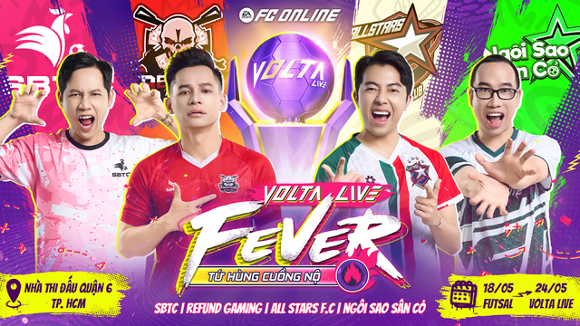 Tứ hùng tái đấu: Độ Mixi và Refund Gaming quyết phá dớp về nhì trước All Stars SG F.C của Cris Phan