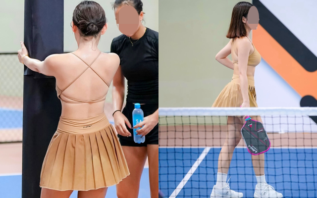 Hot girl chính chủ lên tiếng về bức ảnh pickleball đang rất hot trên MXH