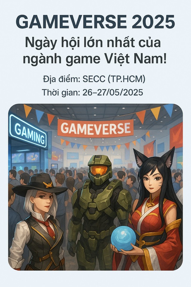 Infographic: Toàn cảnh Gameverse 2025 – ngày hội của game Việt