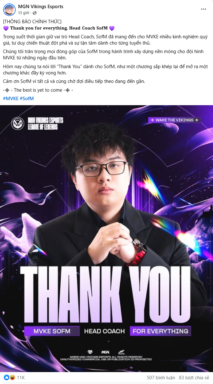 MVKE chia tay SofM nhưng tương lai vẫn là dấu hỏi lớn
