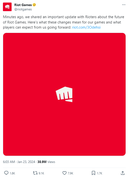 Riot sa thải một loạt nhân viên, thiệt hại cho LMHT đã đến ngay tức khắc