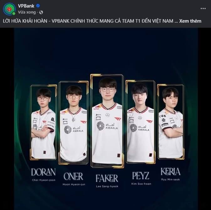 Toàn đội T1 sẽ qua Việt Nam, khán giả tiếc nuối 1 cái tên