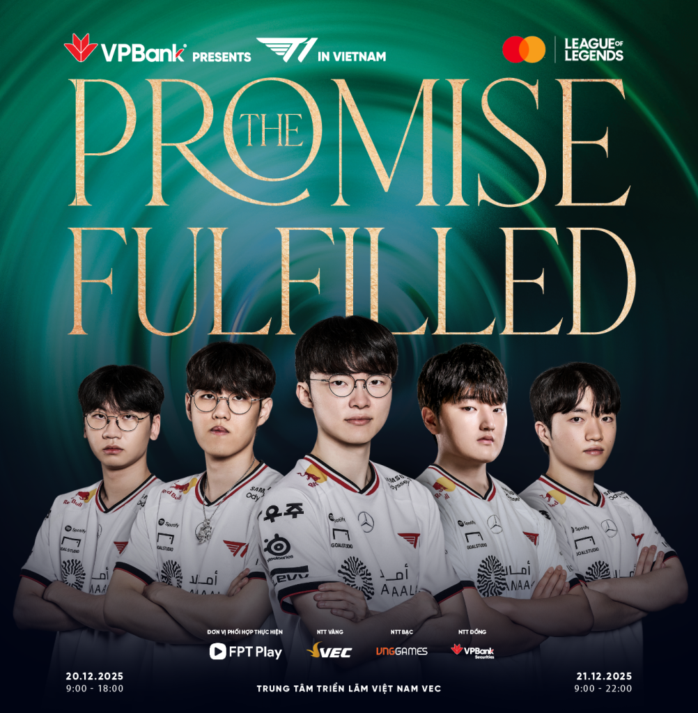 VPBank đưa T1 và “GOAT” của LMHT – Faker đến Việt Nam