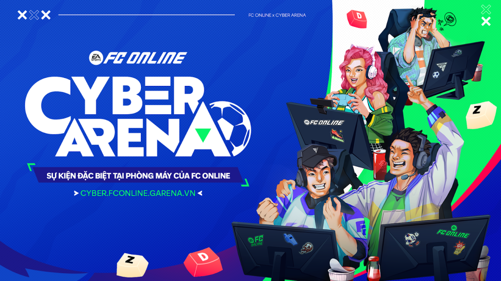 FC Online công bố dự án Cyber Arena – sự kiện đặc biệt dành riêng cho các phòng máy và người chơi tại phòng máy trên toàn quốc